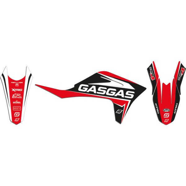 Blackbird Dream 4 stickerset 3 delig Gas Gas 125-450 2021-