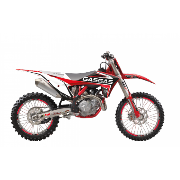 Blackbird Dream 4 stickerset 3 delig Gas Gas 125-450 2021- - Afbeelding 2