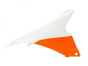 Racetech Airbox cover/luchtfilter kap KTM SX/SXF 13-15 wit/oranje / OEM 2015 kleur