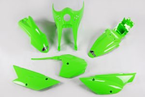UFO plastic kit Groen Kawasaki KLX 110 2010-
