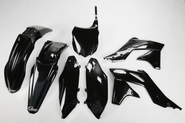 UFO plastic kit Zwart Kawasaki KX 250F 2013-2016