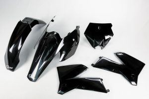 UFO plastic kit Zwart KTM SX 125/250 2005-2006 & SX-F 250 2005-2006