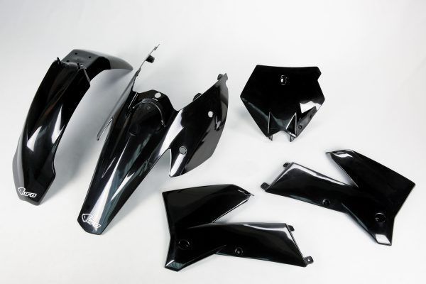 UFO plastic kit Zwart KTM SX 125/250 2005-2006 & SX-F 250 2005-2006