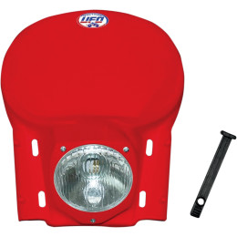 UFO koplamp plastic met lamp universeel Rood 1978-1988