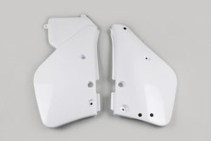 UFO Zijnummerborden Wit Yamaha YZ 125 1987-1988 & YZ 250 1986-1987 & YZ 490 1986-1990