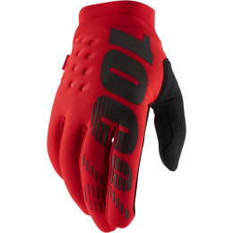 100% Maat L koud weer handschoenen Brisker rood