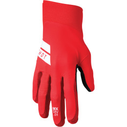 Thor 2022 Maat L Agile Hero cross handschoenen volwassen Rood / Wit