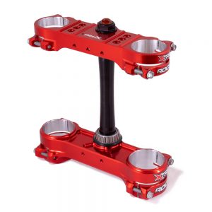 X-Trig Rocs Pro kroonplaten met offset 20-22mm Rood Gas Gas 2021-