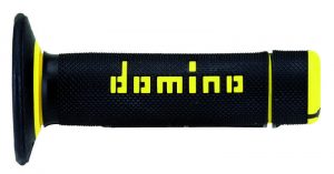 Domino handvaten Waffle X-treme Zwart / Geel