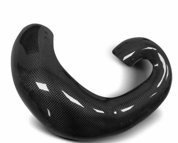 Airtime Carbon uitlaatbocht bescherming 2 takt Yamaha YZ 250 2008-2015