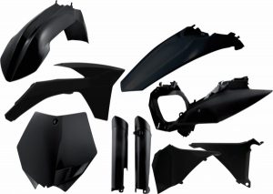 Acerbis plastic kit Zwart KTM SX 125/150/250 2012 & SX-F 250/450/505 2011-2012