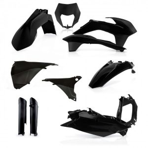 Cycra plastic kit Zwart KTM EXC/EXC-F 125/250/300/350/450/500 2014-2015