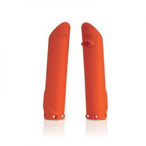 Acerbis / Cycra voorvork beschermers Oranje 010 KTM SX 125/150/250 15- & SX-F 250/350/450 15- & EXC 250/300 16- & EXC-F 250/350/450/500 16- & Husqvarna FC/TC/FE/TE 125/250/300/350/450/501 15 & Gas EC/MC 125/250/300/350F 2021
