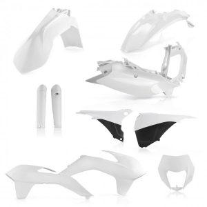 Acerbis plastic kit Wit KTM EXC 125/250/300 2016 & EXC-F 250/350/450/500 2016