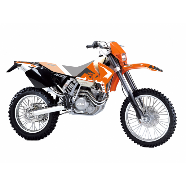 Blackbird Dream 4 stickerset 3 delig KTM SX/EXC 125-540 1998-2000 - Afbeelding 2