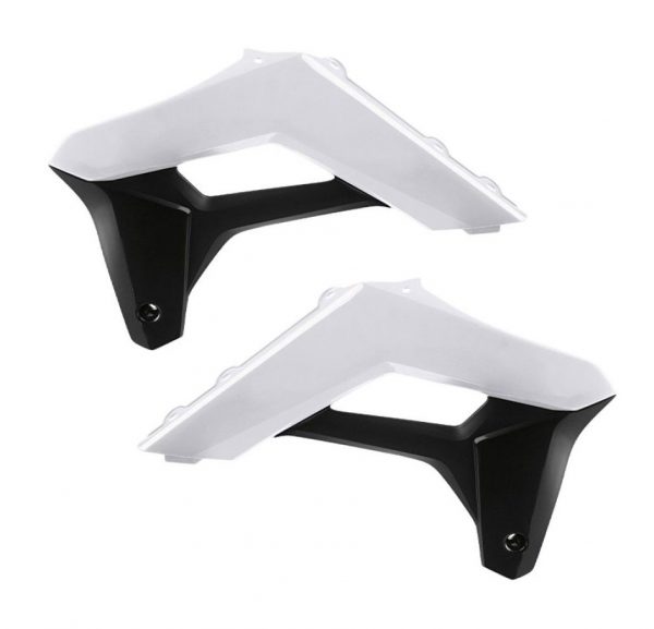 Polisport radiator kappen Wit/Zwart SHERCO SE-R/SEF-R 2017-2021