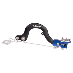 Apico Rempedaal + Brake Saver zwart / blauw KTM SX 50 09- & Husqvarna TC 50 17- & Gas Gas MC 50 2021