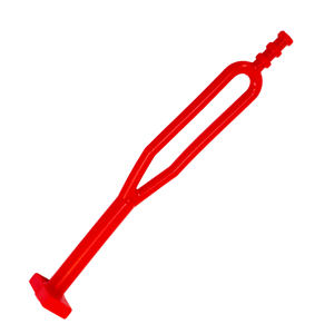 Apico zijstandaard / batterij / Koplamp licht unit rubber Rood