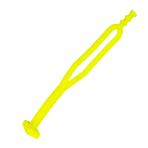 Apico zijstandaard / batterij / Koplamp licht unit rubber Fluor Geel