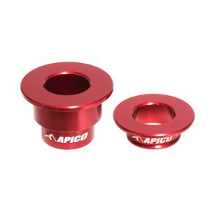 Apico Achterwiel afstandsbussen Rood Gas Gas EC 200/250/300 2018-2020  ( voor originele naaf )