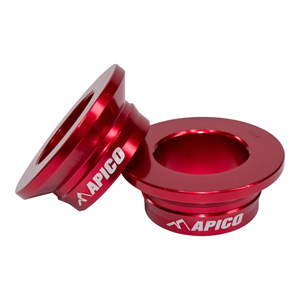 Apico Achterwiel afstandsbussen rood KTM SX/SX-F 13- / Husqvarna/ Gas Gas 2021 ( voor originele naaf )