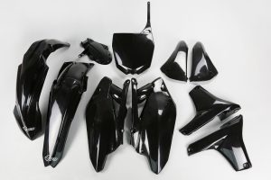 UFO plastic kit Zwart Yamaha YZ 450F 2010
