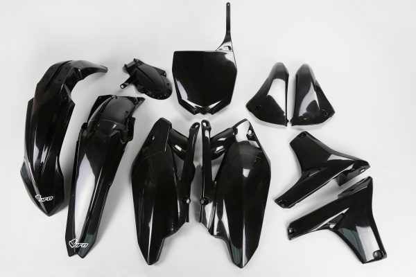 UFO plastic kit Zwart Yamaha YZ 450F 2010