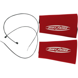 Dirt Skins fork boots / voorvork hoezen Rood