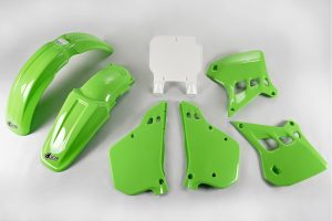 UFO plastic kit OEM 1990 Kawasaki KX 125 1990-1991