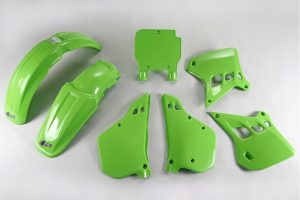 UFO plastic kit Groen / OEM 1991 Kawasaki KX 125 1990-1991