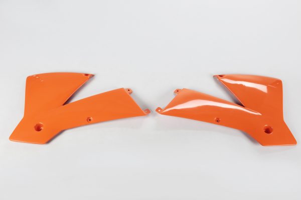 UFO radiator kappen Oranje KTM SX 125 01-04 & SX 250 01-04 & SX 450 03-04 & EXC 125/200/250/300/380/400/450 03-04