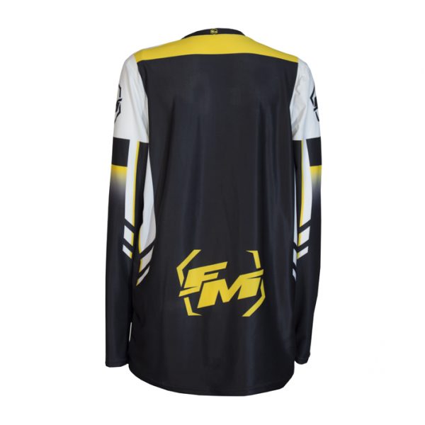 FM 2022 Exagon cross Shirt Zwart / Geel X29 - Afbeelding 2
