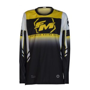 FM 2022 Exagon cross Shirt Zwart / Geel X29