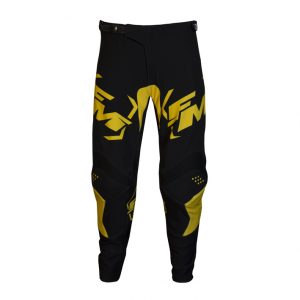 FM 2022 Exagon cross Broek Zwart / Geel X29
