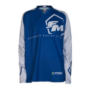 FM 2022 Hero cross Shirt Kinderen Blauw / Wit Geel X29