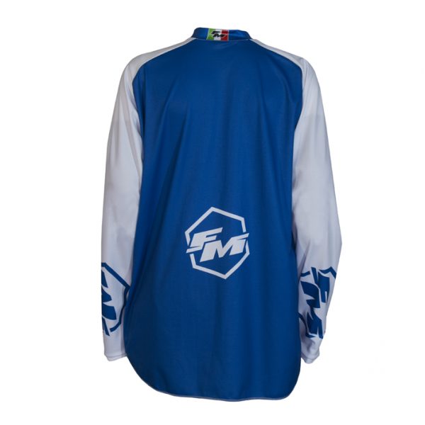 FM 2022 Hero cross Shirt Kinderen Blauw / Wit Geel X29 - Afbeelding 2
