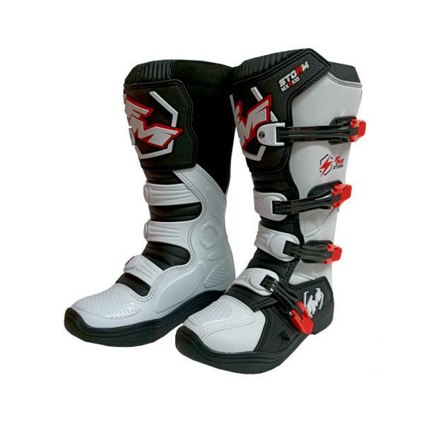FM Storm kinder MX Laarzen Rood / Wit 2022 collectie