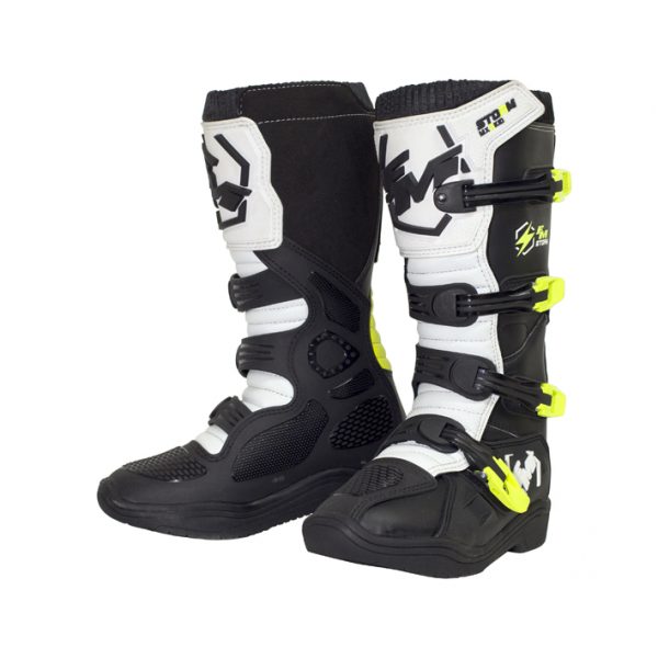 FM Storm kinder MX Laarzen Geel / Wit 2022 collectie