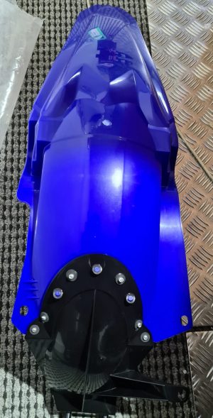 UFO Achterspatbord Blauw + interne deel Zwart Yamaha YZ 450F 2010-2013