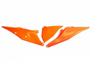UFO zijnummerborden + Luchtfilterkap Fluor Oranje KTM SX 125/150/250 19- & SX-F 250/350/450 19- & EXC 250/300 20- & EXC-F 250/350/450/500 20-