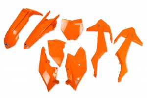 UFO plastic kit Fluor Oranje KTM SX 125/150 16-18 & SX 250 17-18 & SX-F 250/350/450 16-18