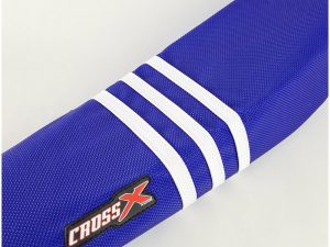Cross X Zadelovertrek TLD Blauw met 3 witte lijnen KTM SX/SX-F 16-18 & EXC/EXC-F 17-19