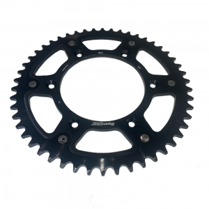 WRP achtertandwiel staal/aluminium met Zwarte binnenring KTM SX/SX-F/EXC/EXC-F 1990- & Husqvarna TC/FC/FE/TE 125/150/250/350/450/501 2014- & Gas Gas 125-450 2021-