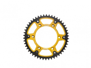 WRP achtertandwiel staal/aluminium met goude binnenring KTM SX/SX-F/EXC/EXC-F 1990- & Husqvarna TC/FC/FE/TE 125/150/250/350/450/501 2014- & Gas Gas 125-450 2021-