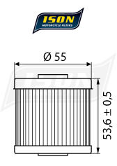 Ison olie filter HF123