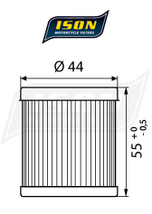Ison olie filter HF132