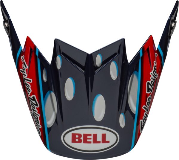 BELL Moto-9 Flex Helmklep McGrath Replica Gloss Blue/Red/Black