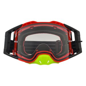 BRAAP Crossbril Zwart met Rood frame en blanke lens