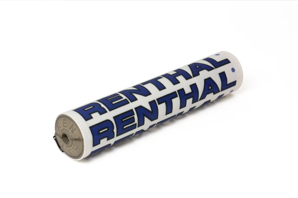 Renthal Stuurrol Wit / Blauw Modern Retro Vintage ( stoffen stuurrol )