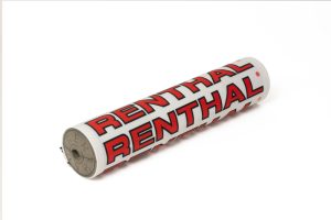 Renthal Stuurrol Wit / Rood Modern Retro Vintage ( stoffen stuurrol )